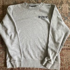 ✰ Victoria’s Secret PINK Grey Crewneck XS ✰